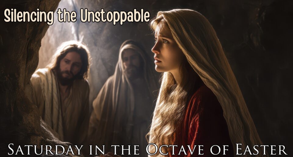 Silencing the Unstoppable: The Voice That Won’t Be Quiet | Easter Saturday Readings | April 26, 2025
