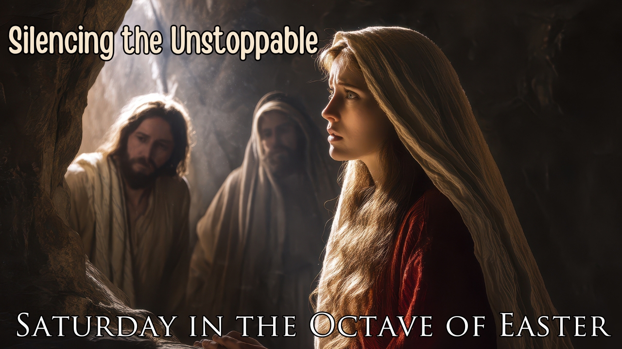 Silencing the Unstoppable: The Voice That Won’t Be Quiet | Easter Saturday Readings | April 26, 2025